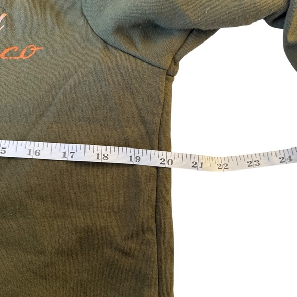 Ford Bronco Adult Hybrid Apparel Olive Green Hoodie Size Small Outdoor Mountains - Picture 6 of 9